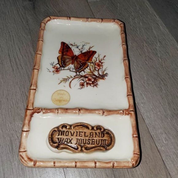 Treasure Craft Butterfly Trinket Dish - Picture 1 of 7